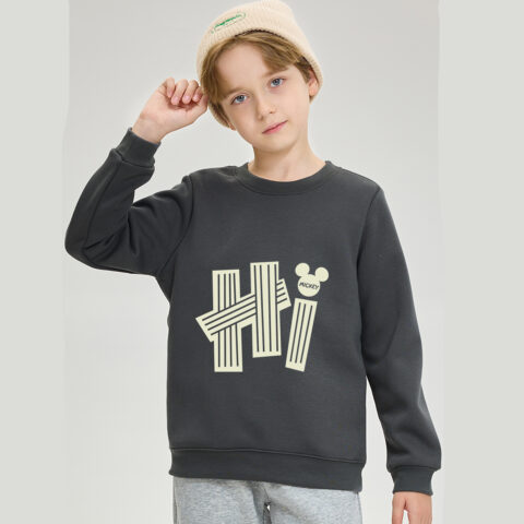 Disney Kids Casual Sportswear Crew Neck Moderate