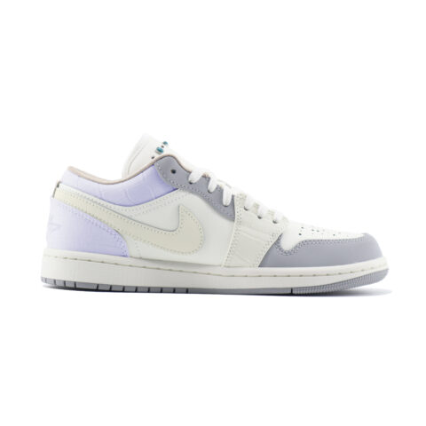 Jordan Air Jordan 1 Creative Art Abrasion Resistant Abrasion Resistant Low top Vintage Basketball Shoes Women’s