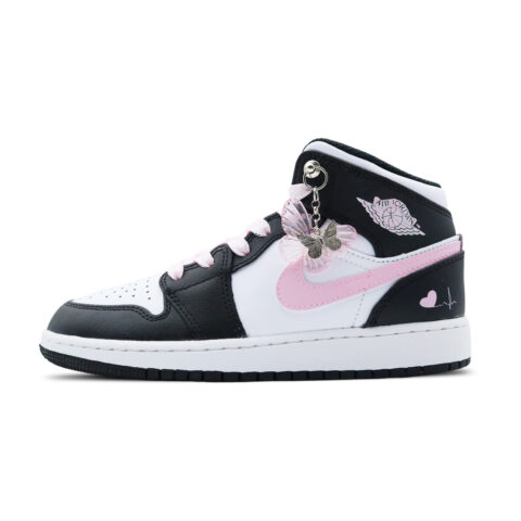 Jordan Air Jordan 1 Leather Cushioning Abrasion Resistant Cushioning, Wear Resistant High top Vintage Basketball Shoes