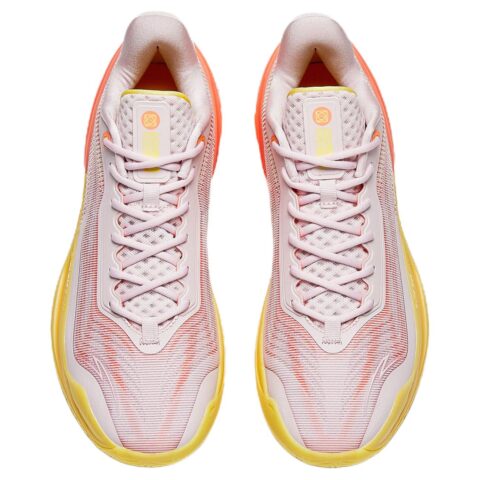 Anta Zap 3 Low top Front Fork Carbon Plate Basketball Shoes Men’s Pink Orange