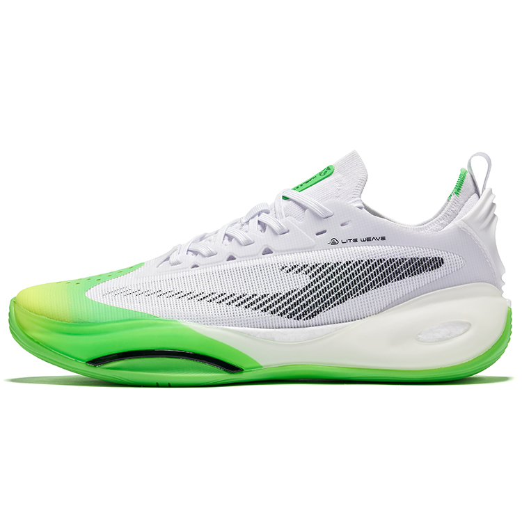 Erke Humble 2.0 Cushioning Support Low top Basketball Shoes Men’s White Green