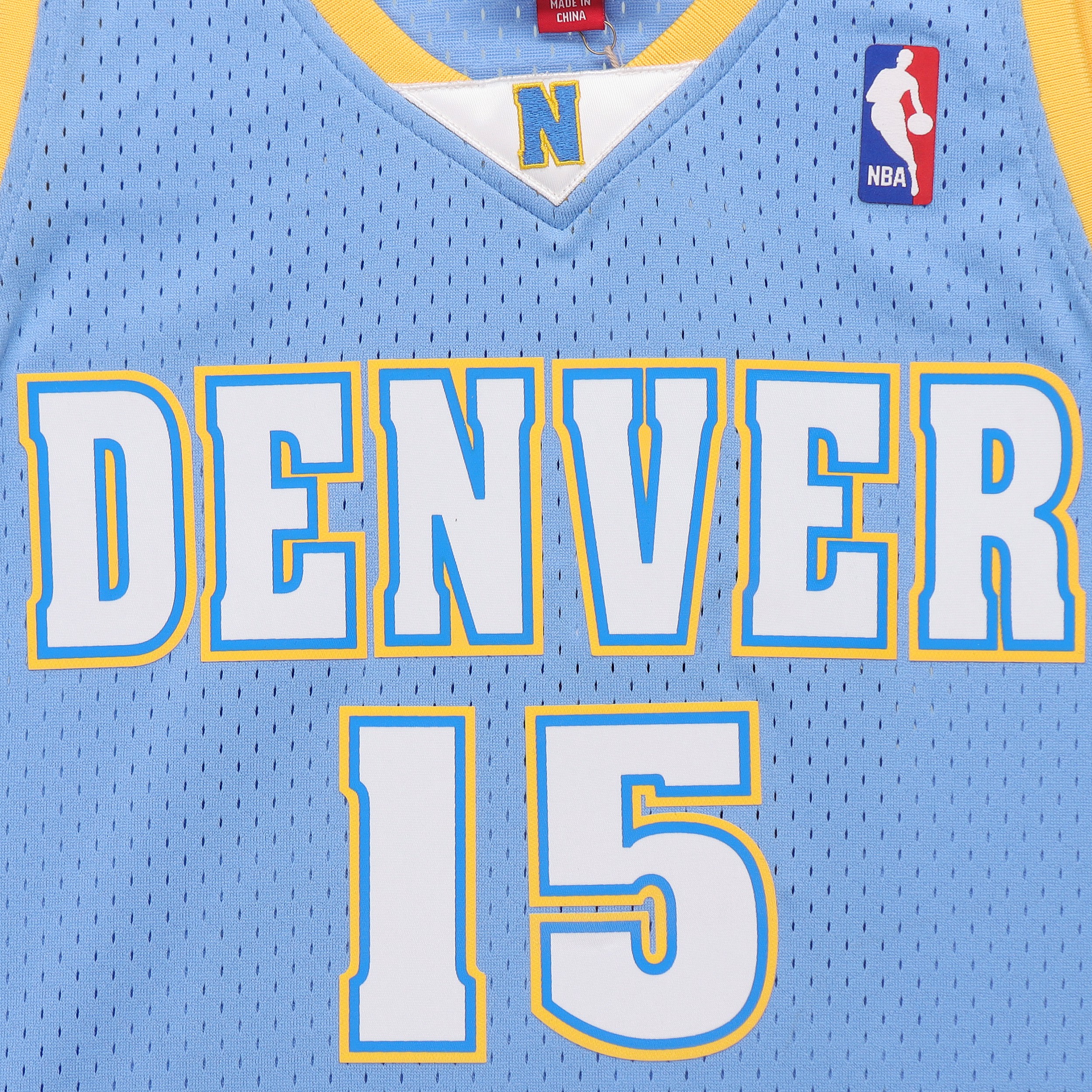 Mitchell Ness Basketball Jersey Unisex Sky Blue