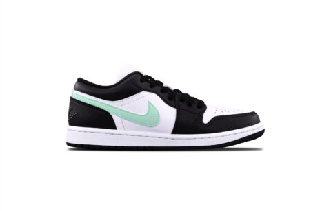 Jordan Air Jordan 1 Green Superman Abrasion Resistant Low top Vintage Basketball Shoes Unisex Black Green