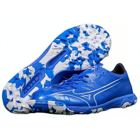 Mizuno Alpha TF Turf Artificial Turf Breathable Soccer Shoes Men’s Blue