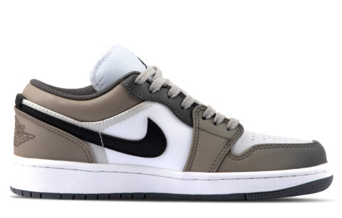 Jordan Air Jordan 1 Cushioning Low top Vintage Basketball Shoes Unisex Brown