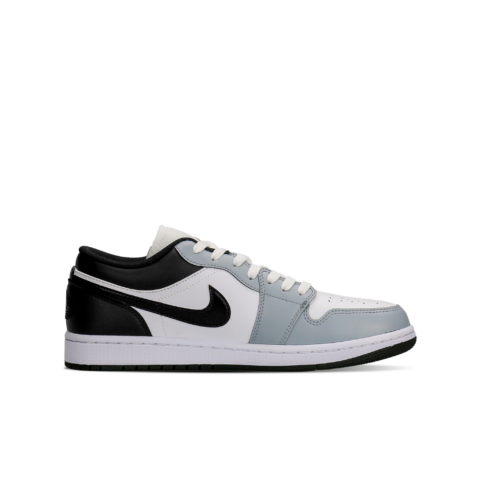 Jordan Air Jordan 1 Low top Vintage Basketball Shoes Unisex Black White Gray