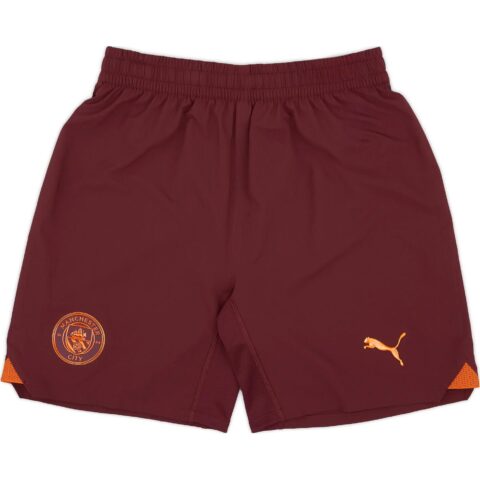 PUMA Manchester City Soccer Bottom Men’s Dark Red