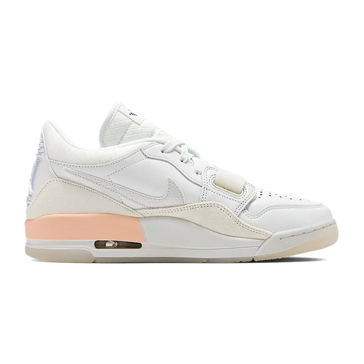 Jordan Legacy 312 Slip Resistant Abrasion Resistant Low top Vintage Basketball Shoes Unisex White