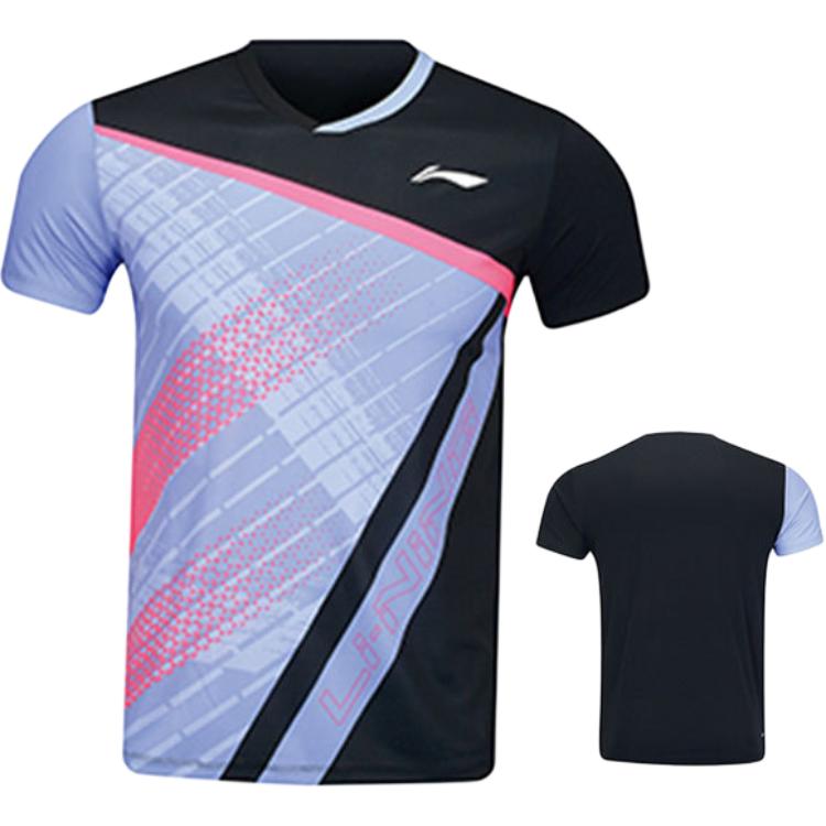 Li Ning Badminton Jerseys Unisex V Neck Moderate
