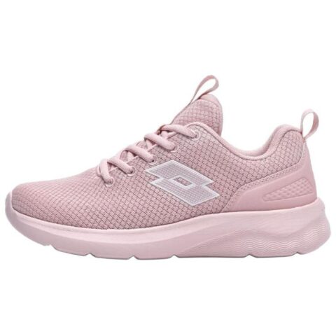 LOTTO Fabric Cushioning Slip Resistant Cushioning Slip Resistant Low top Running Shoes Women’s Pink