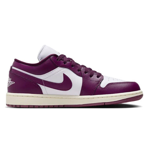 Jordan Air Jordan 1 Panda Paw, Lying Panda Cushioning Slip Resistant Low top Vintage Basketball Shoes Women’s Fuchsia