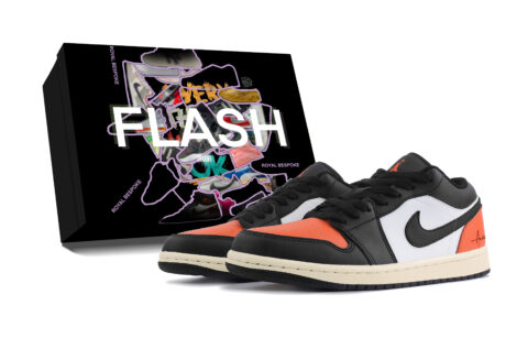 Jordan Air Jordan 1 Crushable, Box Included Leather Low top Vintage Basketball Shoes Unisex Black White