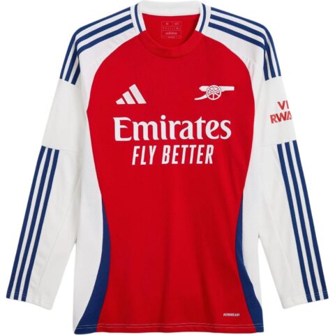 Adidas Free Shipping With AdiClub Arsenal 24/25 Long Sleeve Home Jersey