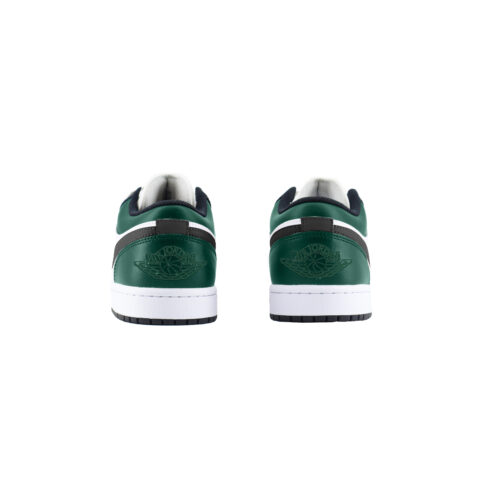 Jordan Air Jordan 1 Low Abrasion Resistant Low top Vintage Basketball Shoes Unisex Black Green