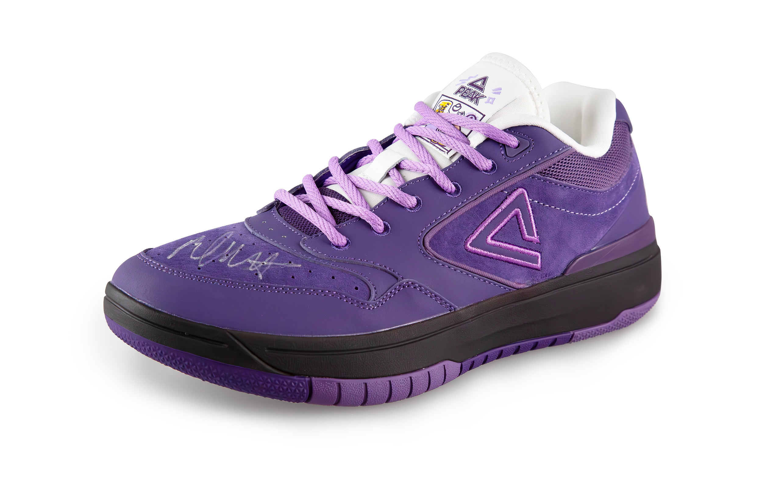 PEAK Taichi 910BB Cushioning Abrasion Resistant Lightweight Low top Basketball Shoes Men’s Purple Lobster