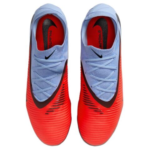 Nike Phantom 6 Slip Resistant, Abrasion Resistant, Breathable Soccer Shoes Unisex Blue Red