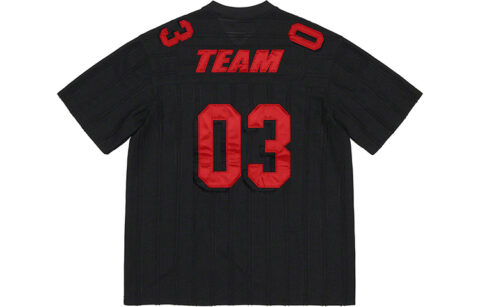 Supreme Mesh Stripe Football Jersey