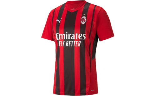 PUMA Soccer Jersey AC Beige Blue Unisex Red