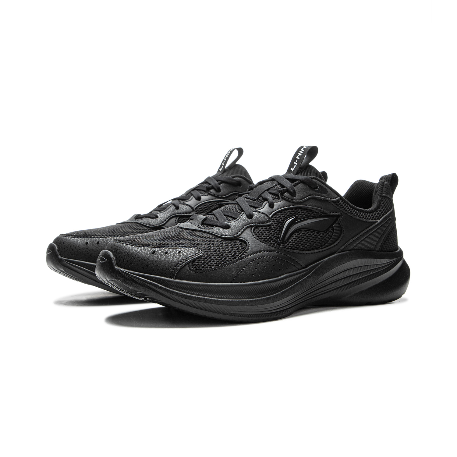 Li Ning Light Breeze V2 Cushioning Slip Resistant Abrasion Resistant Lightweight Rebound Low top Casual Running Shoes