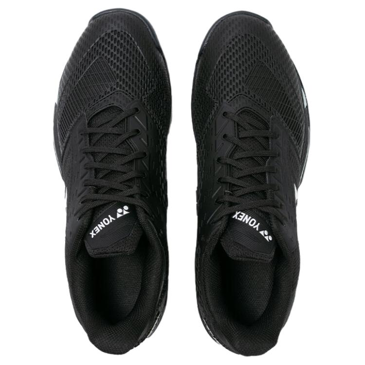 YONEX Cushioning Breathable Coverage Support Balance Impact Resistant Lightweight Low top Tennis Shoes Unisex Black