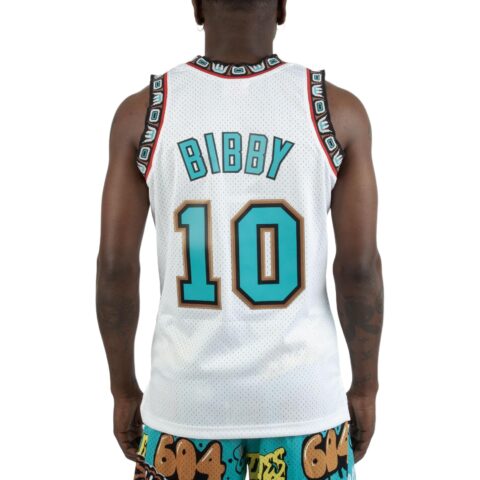 Mitchell & Ness Vancouver Grizzlies Home 1998 99 Mike Bibby Swingman Jersey