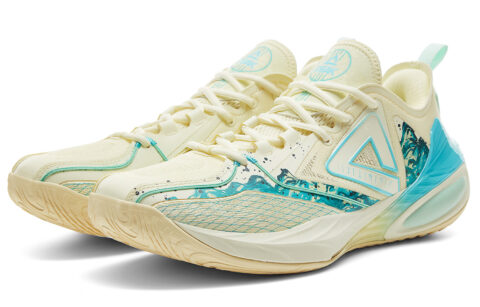 PEAK Cushioning Slip Resistant Abrasion Resistant Rebound Low top Basketball Shoes Men’s