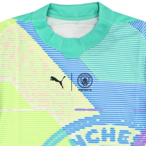 PUMA 2022 23 Manchester City Soccer Jersey Men’s Green