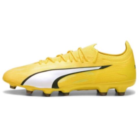 PUMA Ultra Ultimate AG Artificial Ground HG Hard Ground Soccer Shoes Men’s Yellow