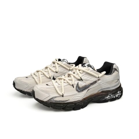 Nike Initiator Abrasion Resistant Lightweight Low top Running Shoes Unisex Black Beige Brown