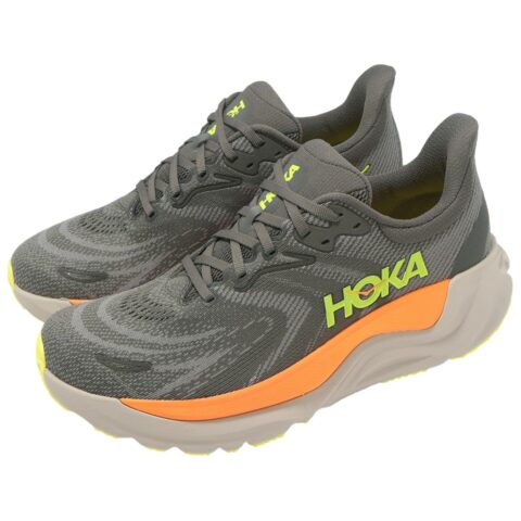 HOKA ONE ONE Arahi 8 Breathable Support Casual Running Shoes Unisex Gray Green