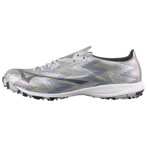 Mizuno Alpha 2 TF Turf Natural Grass Slip Resistant, Abrasion Resistant, Breathable, Rebound Soccer Shoes Men’s Silver