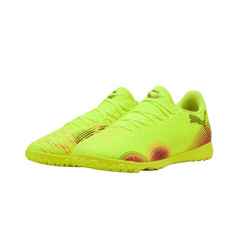 PUMA FUTURE 8 Abrasion Resistant Soccer Shoes Unisex Yellow