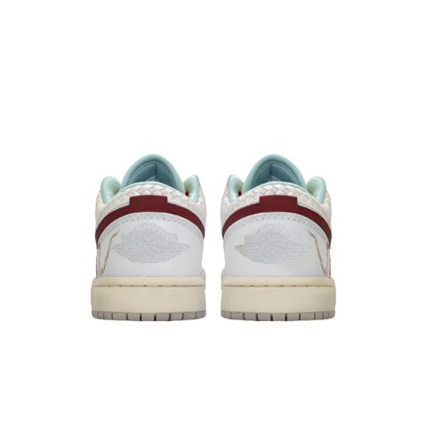 Jordan Air Jordan 1 CUY Collection, Year Of The Snake Cushioning, Wear Resistant Low top Vintage Basketball Shoes
