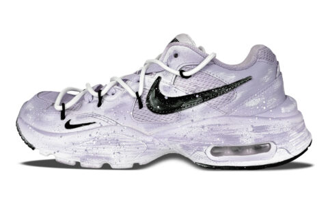Nike Air Max Fusion Slip Resistant Abrasion Resistant Low top Running Shoes Women’s Purple White
