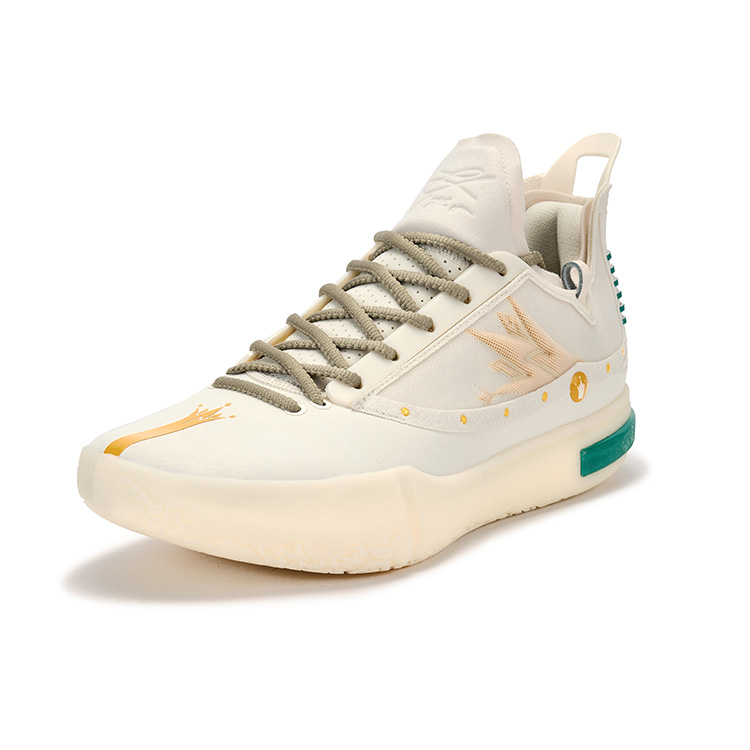 361° Joker 1 GT Basketball Shoes Men’s Low Top Sago, Tea Bud Green