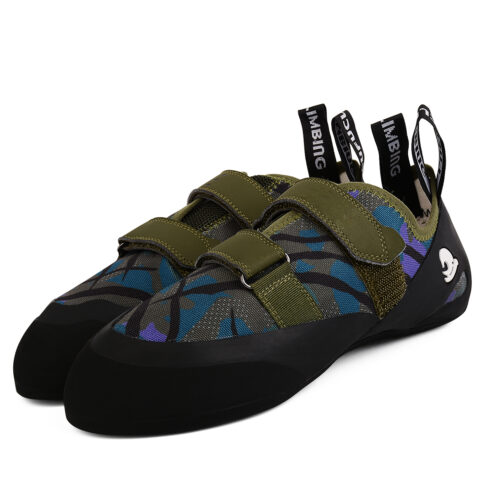 LUFU Slip Resistant Abrasion Resistant Low top Rock Climbing Shoes Unisex Mist Gray