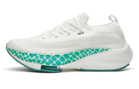 VOIT Running Shoes Unisex Low Top White/Green