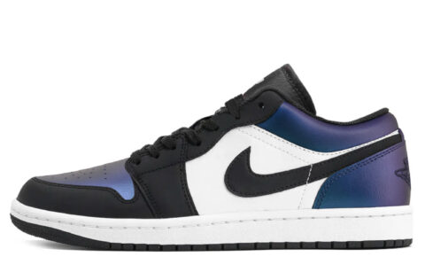 Jordan Air Jordan 1 Cushioning, Wear Resistant Low top Vintage Basketball Shoes Unisex Red Purple Blue