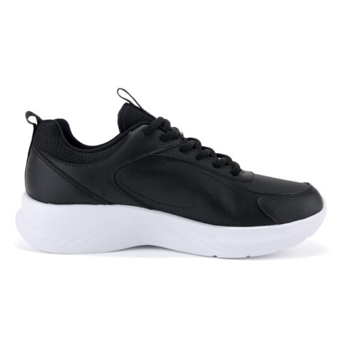 QIAODAN Slip Resistant Abrasion Resistant Low top Casual Running Shoes Men’s Black White