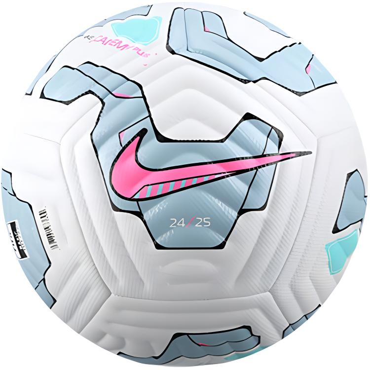 Nike Size 45 Soccer Ball Machine Stitched White Blue Unisex