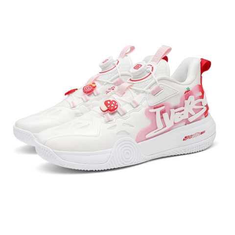 IVERSON Ice Cream Cushioning Slip Resistant Abrasion Resistant Breathable Low top Basketball Shoes Unisex