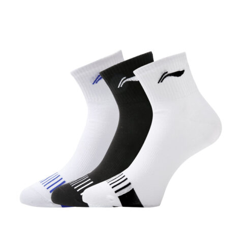 Li Ning Crew Socks Unisex 3 Pack