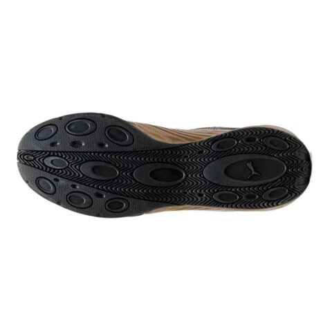 PUMA V S2 Goalgetter Fabric Abrasion Resistant Soccer Shoes Unisex Black Gold