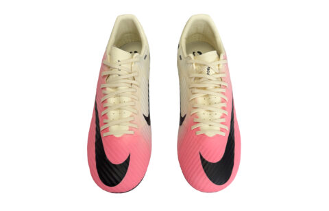 Nike Zoom Vapor 15 Slip Resistant And Breathable Soccer Shoes Men’s Yellow Pink