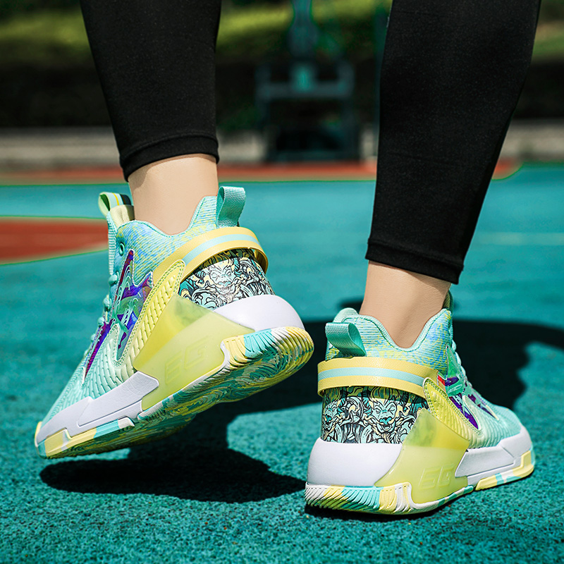 TOMAY TPU Cushioning Abrasion Resistant Cushioning, Wear Resistant Mid top Basketball Shoes Men’s