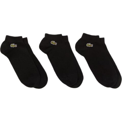 LACOSTE Ankle Socks Women’s 3 Pack Black