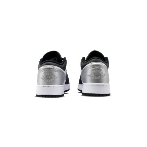 Jordan Air Jordan 1 Low ‘Silvery’ Low top Vintage Basketball Shoes Men’s Black Silver