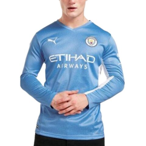 PUMA Manchester City Home Jersey Collection Soccer Jersey Men’s Blue