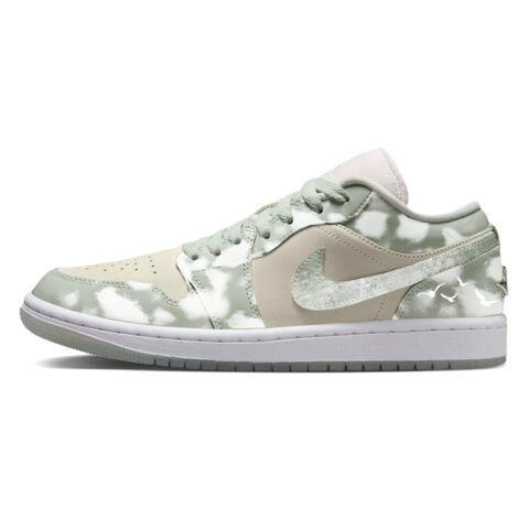Jordan Air Jordan 1 Comfortable Low top Vintage Basketball Shoes Women’s Green