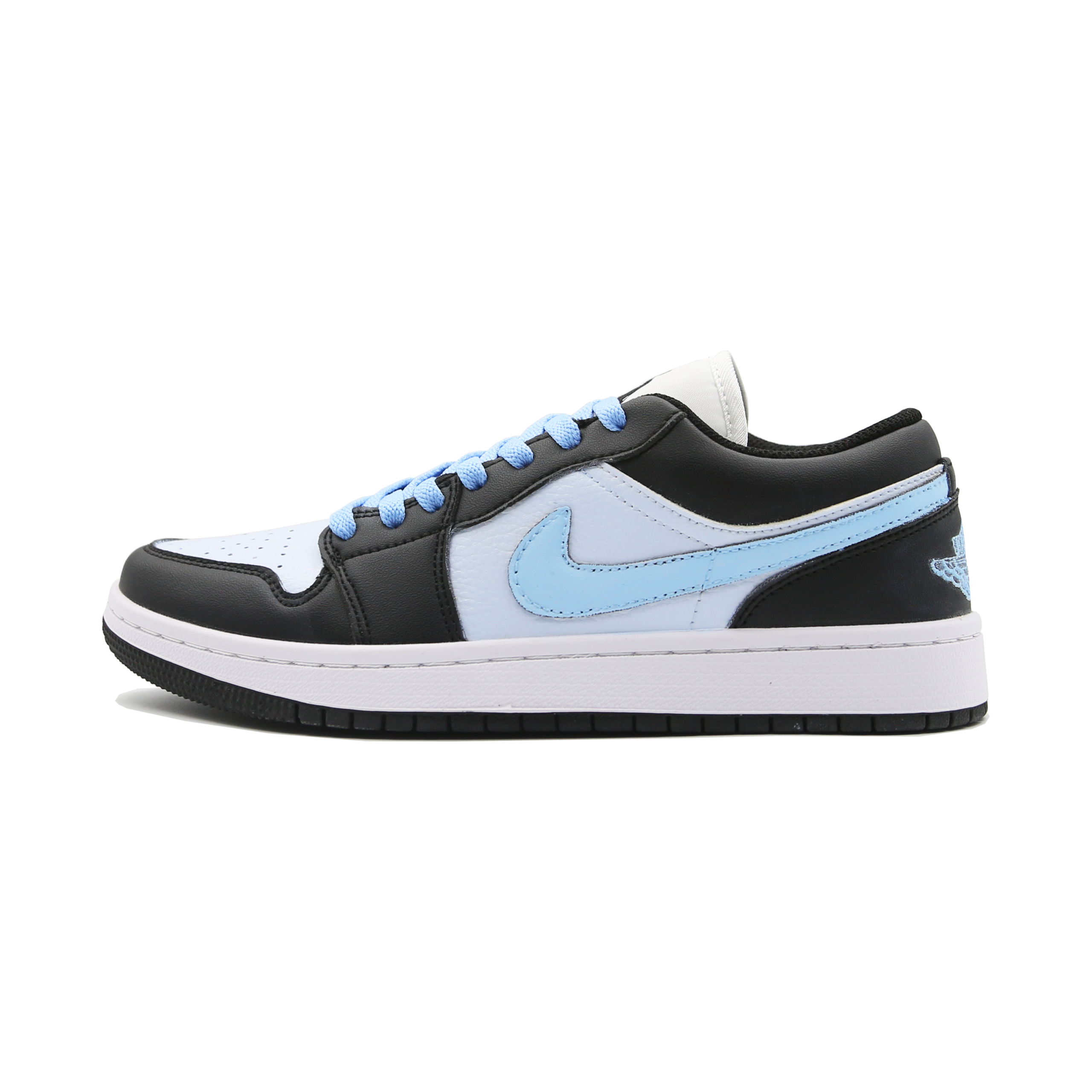 Jordan Air Jordan 1 Slip Resistant Low top Vintage Basketball Shoes Women’s Sky Blue